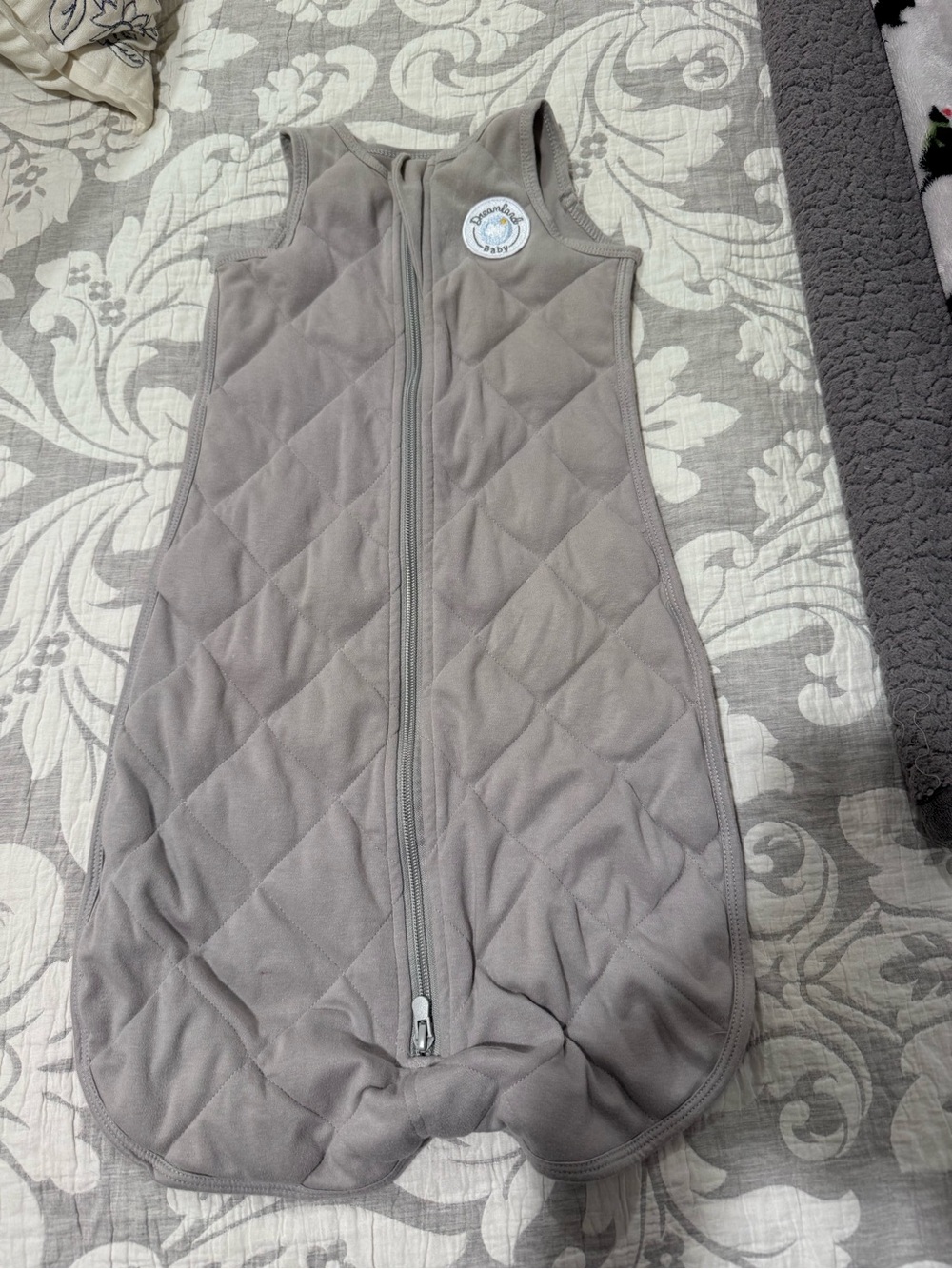 Dreamland Baby Weighted Sleeveless Sleep Sack in Grey
